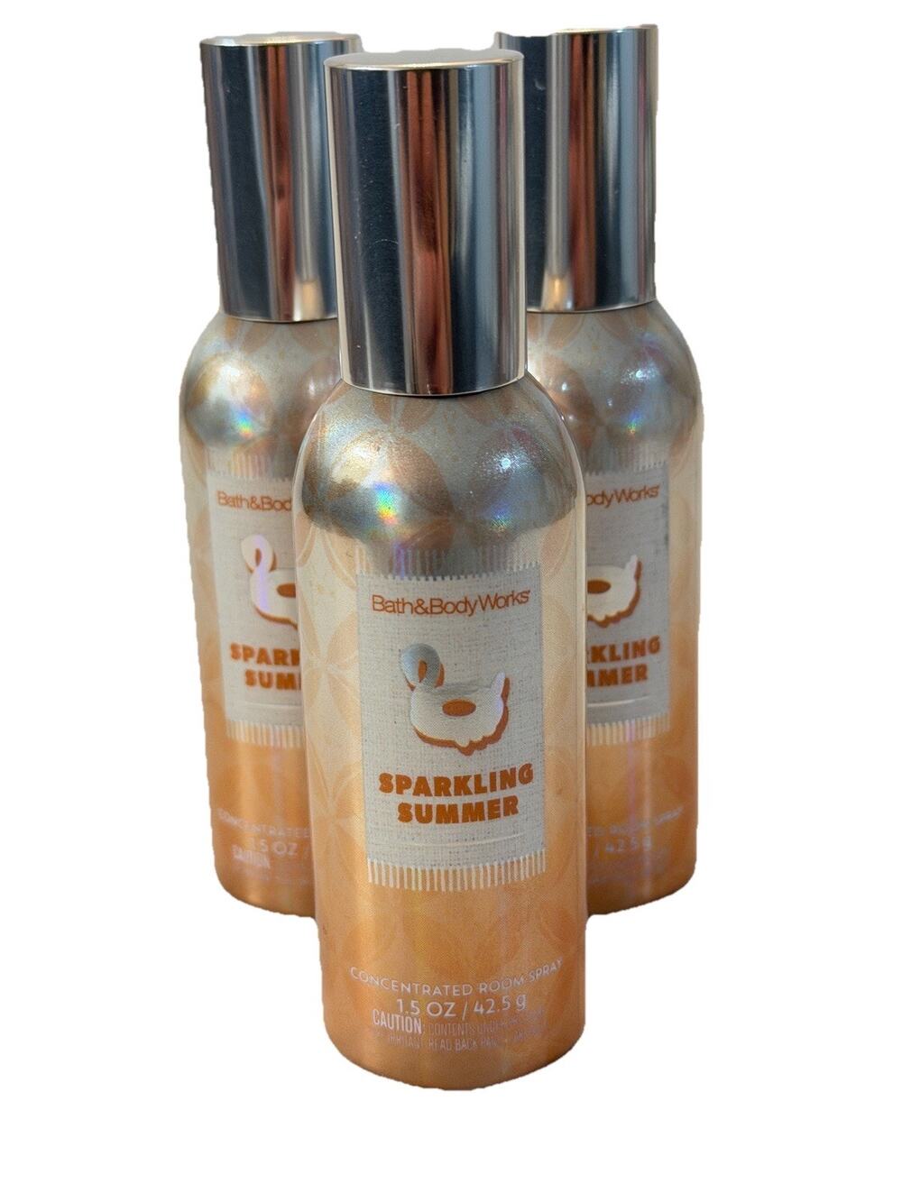 3 X Bath & Body Works SPARKLING SUMMER Concentrated Room Spray